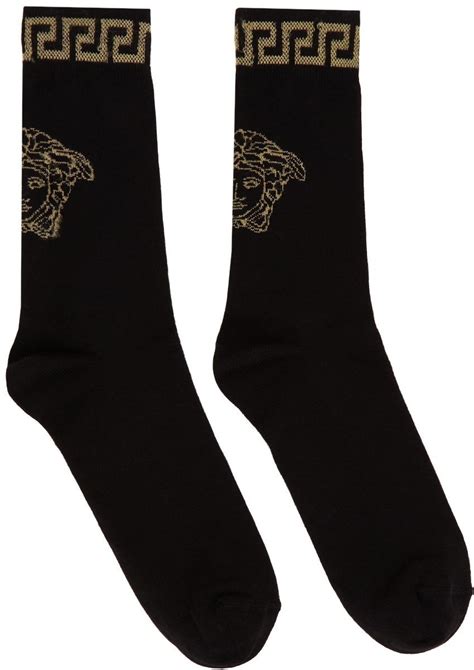 fake versace socks|versace socks black and gold.